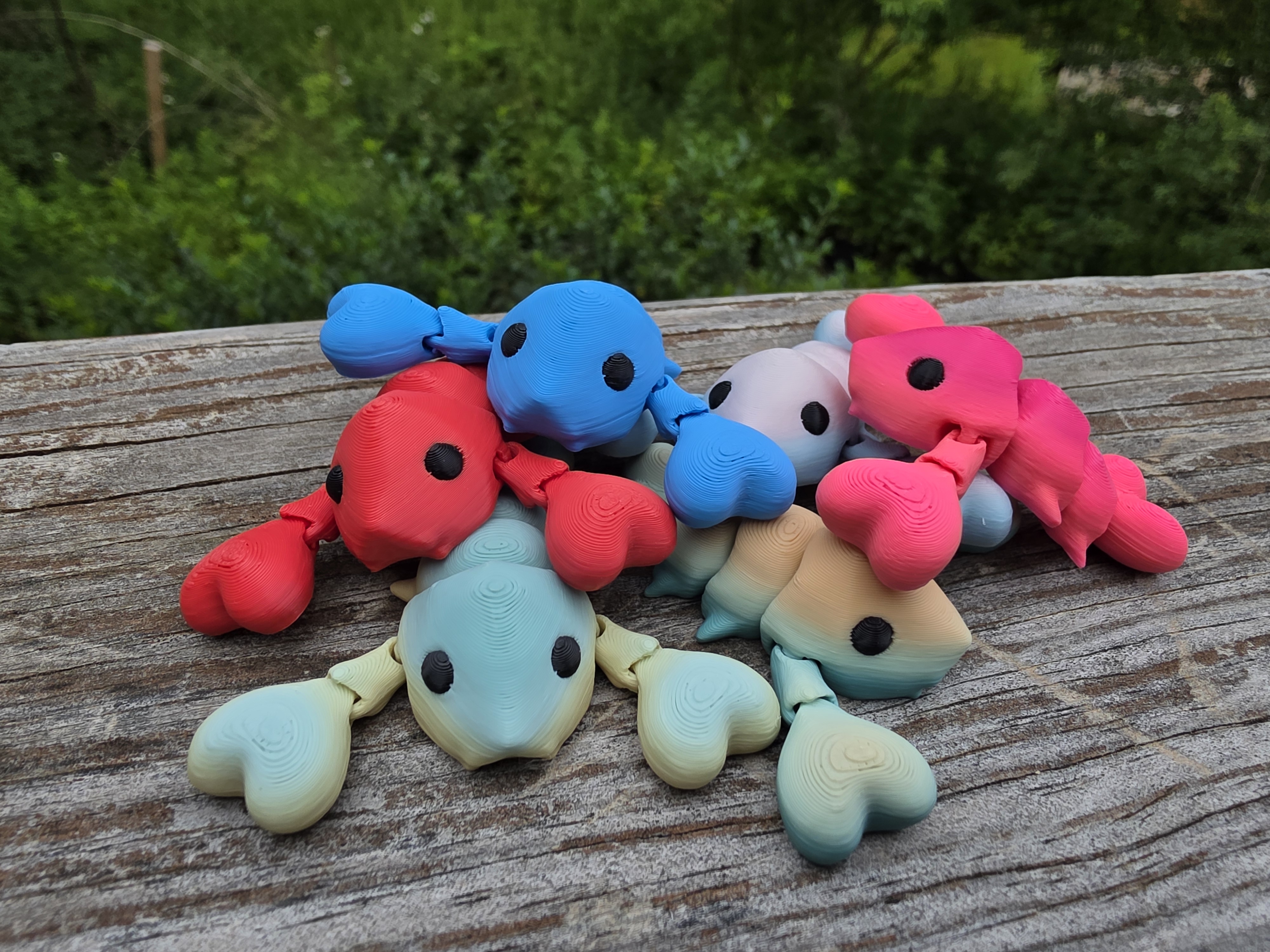 Articulated 3D Printed Lobsters
